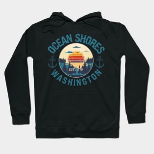 OCEAN SHORES WASHINGTON EST 1970 Hoodie